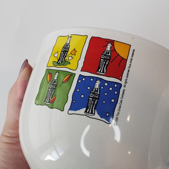 Coca-Cola Gibson Four Seasons Coffee Cup Mug  Large 2003 - Picture 4 of 8